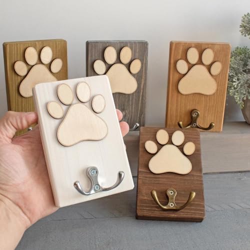 AICHENG Personalized Dog Leash Holder for Wall