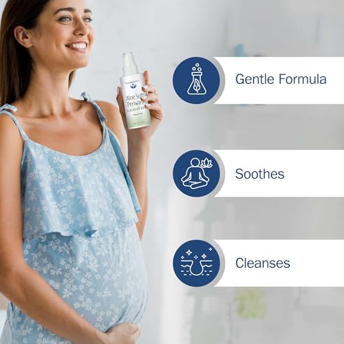 Aloe Soft Perineal Spray - Case of 48 8 oz Rinse Free Perineum Wash - Cleanses and Soothes - Made with Aloe Vera Extract - size: 48 Count (Case)