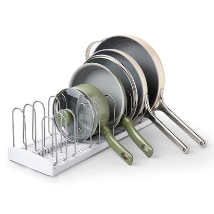 YouCopia StoreMore Expandable Pan + Lid Rack, Pot Lid Organizer, Adjustable - size: 12.5"-22" Premium