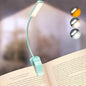 Glocusent 13 LED Rechargeable Book Light for Reading at Night, Eye-Caring 3 Amber Colors & Stepless Dimming, Lasts 1 Week to 2 Months, Travel Clip on Lamp, Gifts for Book Lovers, Men, Women & Kids - color: Sky Blue