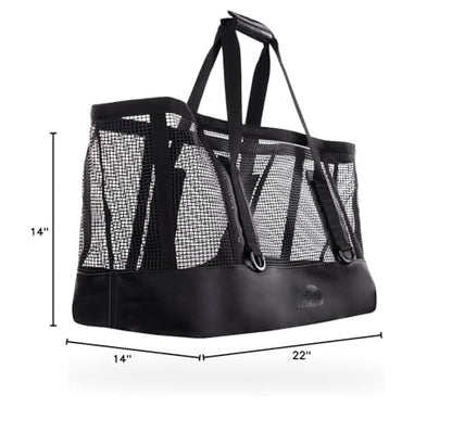 MISSION Boat Gear CASSI Heavy-Duty Outdoor Tote and Waterproof Marine-Grade Mesh Boat Bags
