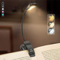 Vekkia/LuminoLite Rechargeable Book Light, Reading Lights for Books in Bed, 3 Colortemperature × 3 Brightness, Up to 70 Hours Lighting, Great for Readers, Travel (Black) - color: Black