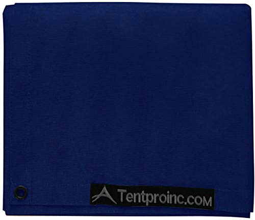 Tentproinc RV Awning Side Sun Shade Screen 9'X7' Mesh Sunshade for Motorhome Camping Trailer Awning Sunscreen Screenshade Block UV Glare Sunblocker - 3 Year Warranty (Navy Blue) - color: Navy Blue