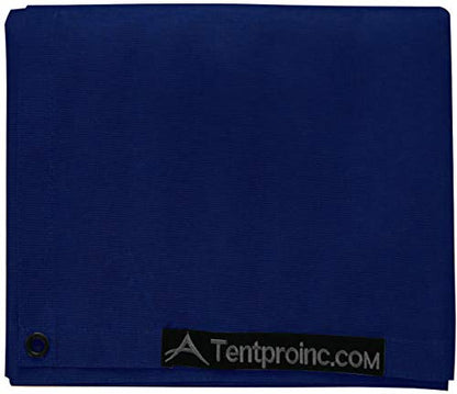 Tentproinc RV Awning Side Sun Shade Screen 9'X7' Mesh Sunshade for Motorhome Camping Trailer Awning Sunscreen Screenshade Block UV Glare Sunblocker - 3 Year Warranty (Navy Blue) - color: Navy Blue