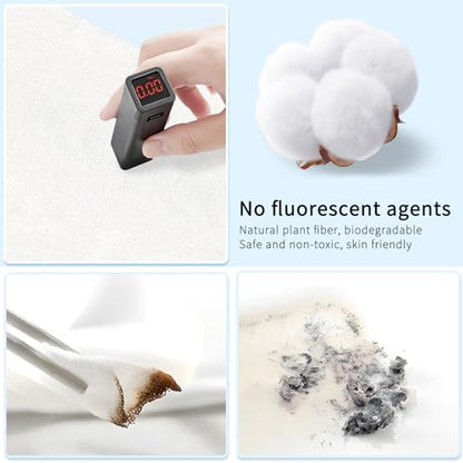 Classycoo Compressed Towel 100 PCS Mini Tablets Disposable Portable Face Towel Cotton Coin Tissue for Travel, Camping, Hiking, Sport, Beauty Salon, Home Hand Wipes and Other Outdoor Activities (White) - size: 1 Count (Pack of 100), style: Large (White)