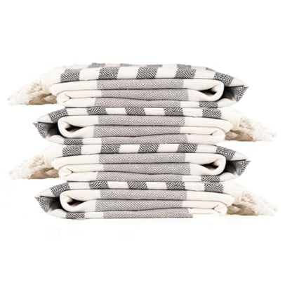 Cotton Turkish Beach Towel with Towels Oversized 36"x72" Pool Absorbent Extra Large Quick Dry Sand Travel Towel (Mélange Drift, 4 Pack) - color: Mélange Drift, size: 4 Pack