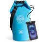 STOVER 5/10/25/30/40/55L Waterproof Dry Bag- Roll-Top Backpack w/Phone Case- Kayaking, Hiking, Camping, Boating- Men/Women - color: 10l Blue, size: 10L