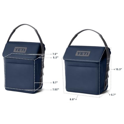YETI Daytrip 6L Insulated Soft Cooler Lunch Bag, Navy - color: Navy