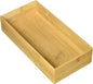 Lipper International 8385 Bamboo Wood Stacking Drawer Organizer Box, 12" x 6" - size: Large, 12" x 6"