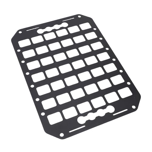 Truck Bed Panel Aluminum Cargo Storage Organizer, 14x10 Inch Tool Rack for Sedans SUVs Pickup Van - Durable Lightweight Design, Efficient Space Utilization, Versatile Hanging
