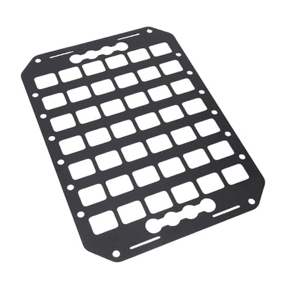 Truck Bed Panel Aluminum Cargo Storage Organizer, 14x10 Inch Tool Rack for Sedans SUVs Pickup Van - Durable Lightweight Design, Efficient Space Utilization, Versatile Hanging
