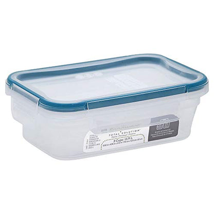 Snapware Plastic Total Solutions (5-Pack, 3 Cup) Food Storage Containers Set, Airtight & Leakproof Plastic Locking BPA-Free Lids Tupperware, Freezer Dishwasher Microwave Safe - size: 5 Pack, style: 3 Cup