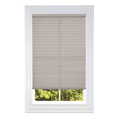 BlindsAvenue Cordless Cellular Honeycomb Shade, Light Filtering Blinds for Indoor Window, Thermal Insulation Shades for Home, Noise Reduction, Color: Sticks & Stones, Size: 42.5" W x 48" H - color: Sticks & Stones, size: 42.5"W x 48"H