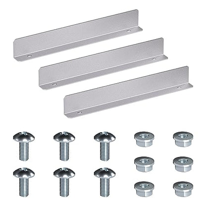 AA Products P-SH-Divider-A Shelf Divider Shelf Accessories Designed for 13" Depth Van Shelving Storage, Set of 3 - Grey - size: 13"D - Basic Version