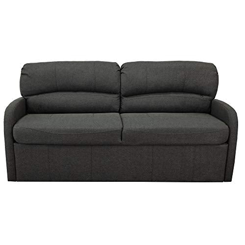 RecPro 70" RV Jack Knife Sofa w/Arms | RV Sleeper Sofa | RV Couch | RV Living Room (Slideout) | Camper Furniture (Fossil) - color: Fossil