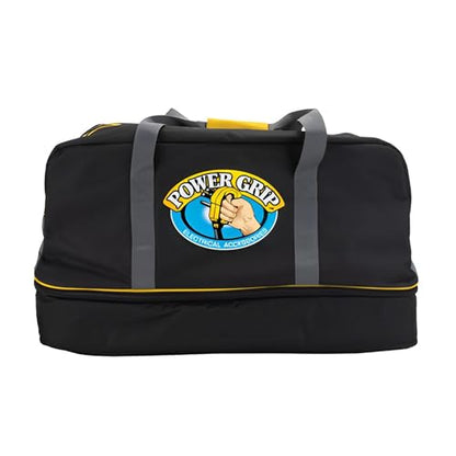 Camco Power Grip Electrical Accessory Bag with Adapter Storage Storage Duffel Secures PowerGrip Extension Cords and Accessories (55014), Black