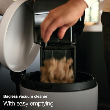 Miele Boost CX1 PowerLine SNRF0 Bagless Canister Vacuum Cleaner in Lotus White, Compact - color: Lotus White
