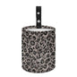 Renewold Leopard Gray Car Trash Can Bin Automotive Front Back Seat Garbage Cans Vehicle Trash Bag with Adjustable Button Straps Auto Waster Container Camping Hiking Beach Storage Bag Waterproof - color: Leopard Gray