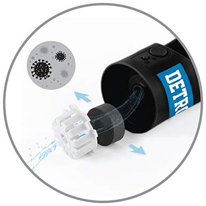 Pets First Dog Water Bottle. NFL Detroit Lions PET Water Bottle. Best Cat Water Bottle. Water Fountain Dispenser for Dogs & Cats., Black,13.5oz, DET-3344 - color: Detroit Lions