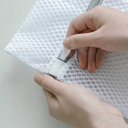 Mesh Laundry Bags for Delicates(2XL+2L), Laundry Bags Mesh Wash Bags, 125gsm Lingerie Bags - size: Set of 4(2L+2XL)
