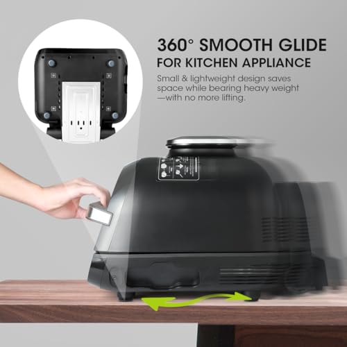 Aieve Appliance Sliders, 16 Pcs Self Adhesive Appliance Slider for Easy Moving & Space Saving, Small Countertop Rollers Kitchen Hacks Mixer Accessories - size: 16Pcs