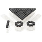 4ml Clear Small Glass Vials 100pcs with Screw Caps(100pcs) - color: Clear, size: 4ml 100pcs