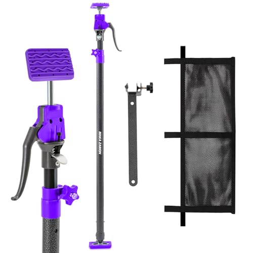 Adjustable Cargo Bar, Truck Bed Divider from 40 to 78.7 in with 200LB Bearing Capacity, Cargo Bar for Pickup, Truck Bed Organizer Cargo Bars for SUV, Trailer, Van, Come with 1 Divider, 1 Cargo Net - size: 40-78.7 inches Purple