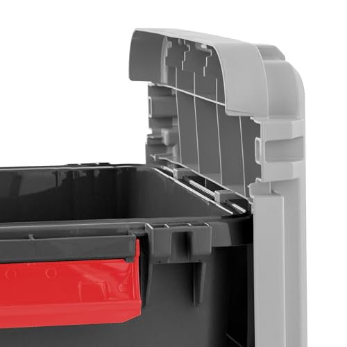 IRIS USA 4 Pack TrailBox, 8 Gallon Lockable Storage Trunk Box, Truck Bed Bin Heavy-Duty Containers Camping Gear, Adventure Chest - Dark Gray/Gray - color: Dark Gray, size: 8 Gal - 4 Pack