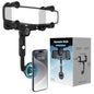 for Magsafe Car Mount, Rear View Mirror Phone Holder, Rotatable and Retractable Phone Holder for Car Compatible with iPhone 17/16/15/14/13/12 Series and Phones with Magsafe Case or Metal Ring - style: Magnetic