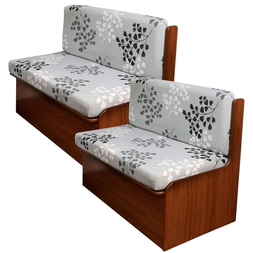 CRFATOP 4 Pieces RV Couch Covers for Sofa Bed Printed Large Camper Cushion Slipcover Stretch 3 Seat Rv Dinette Cushion Furniture Protector for Jackknife Sleeper Sofas, 2 Backrest & 2 Bench Cover,D02 - color: Color D02, size: 2 Set