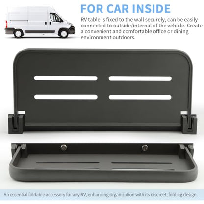 LOQJSS RV Aluminum Foldable Shelf,90° Foldable Wall Shelf RV Shelves Aluminum RV Shelf,Wall-Mounted Folding Shelves,for Camper, Trailer Bed, Kitchen and Sofas