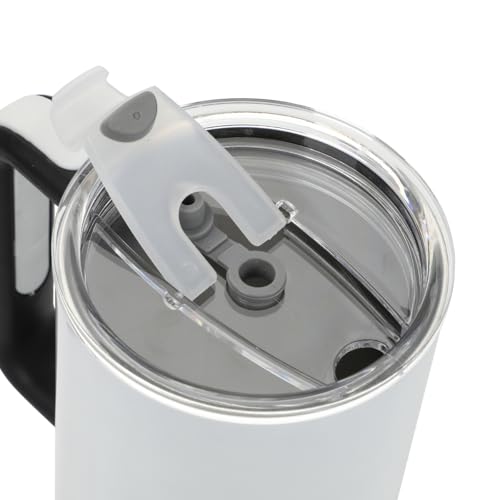 Bioworld The Grinch Max 40 Oz White Stainless Steel Tumbler with Handle - color: The Grinch Max