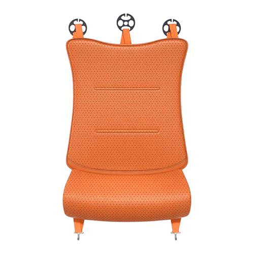 Vehicle Seat Cushion - Adjustable Car Leg Extender, Ergonomic Memory Foam Pad, Comfortable Support Pillow | Travel Accessory for Driver Men Women SUV Sedan Truck RV Long Driving Comfort Use - color: Orange