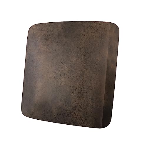 ANARACHON Leather Look Couch Cushion Covers Sofa Seat Slipcovers Sets Couches Furniture Protector for Sectional Armchair Loveseat Pets Kids Stretch Spandex Fabric (1 Cushion Armchair, Brown) - color: Brown, size: 1 Cushion Armchair