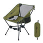 MOON LENCE Camping Chair Portable Backpacking Chair - The 4th Generation Ultralight Folding Chair - Compact, Lightweight Foldable Chairs for Hiking Mountaineering Beach (Green) - color: Green