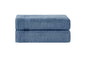 Ozdilek 2-Piece Bath Towels, 27x54 100% Turkish Cotton, Luxury Quick Dry, Extra Large, Fade-Resistant, Eco-Friendly, Spa Towel, Comfortable (Ocean Blue) - color: Ocean Blue