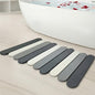 Foldable Stone Bath Mats for Bathroom, Super Absorbent Diatomaceous Earth Bath Mats, Quick Drying Non Slip Mat, 23.6 x 15.5 Inch Folding Grey Bath Stone Mat, Easy Storage and Compact.
