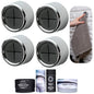 HEFA Towel Hooks, Towel Holder, Dish Towel Holder, Kitchen Organization, Kitchen Towel Hook, Kitchen Towel Holder, Hand Towel Holder, Kitchen Gadgets - color: Chrome, size: 4 Pack