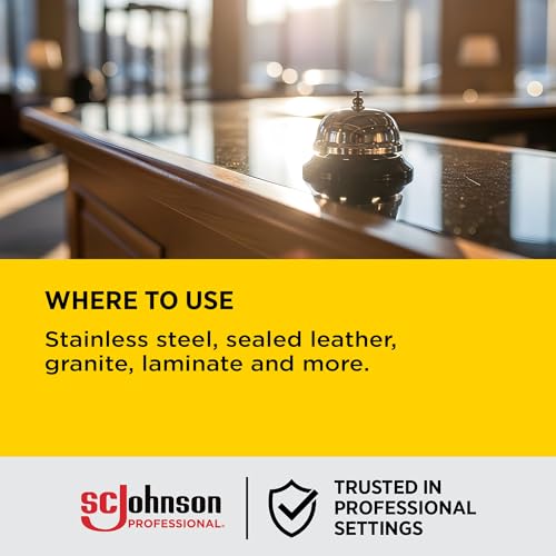 Pledge Enhancing Polish Spray, Wood Furniture & Stainless Steel Polish, Remove Dust and Fingerprints, Fast Shine and Protect, Prevent Scratches & Knicks - Lemon Scent, 9.7oz (Pack of 12)