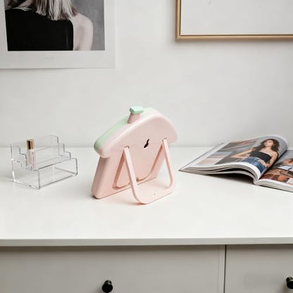 Cute House-Shaped Makeup Mirror for Desk Dresser, Small Mirror for Bedroom,Living Room Office Decor Home Decorations