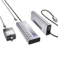 Powered USB C Hub, PULWTOP 7 in 1 USB C Hub Support Data 10Gbps & Charging(Not Support Video), USB C Powered Hub 10Gbps Ports for iMac, MacBook Pro/Air, iPad, XPS, USB Hub with 35W PD Power Adapter