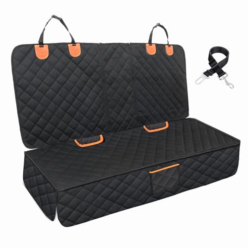Dog Car Seat Cover for Back Seat Bench Cover, Compatible for Armrest 100% Waterproof & Nonslip Backseat Protector for Pet （Standard） - color: Back Seat Bench, size: Standard