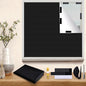 Temporary Blackout Window Cover, Portable DIY Window Blinds & Shades, Tool Free Install Curtains for Travel Use RV Dorm(58'' x 59'') - size: 58'' x 59'' (Pack of 1)