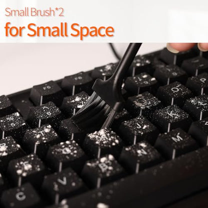 20 PCS Crevice Cleaning Brush Set - Multi-Purpose Hard Bristle Brushes for Deep Cleaning Kitchen, Bathroom, Grout, Sink, Cup, Blender, Corners, Tight Spaces - size: 20 PCS