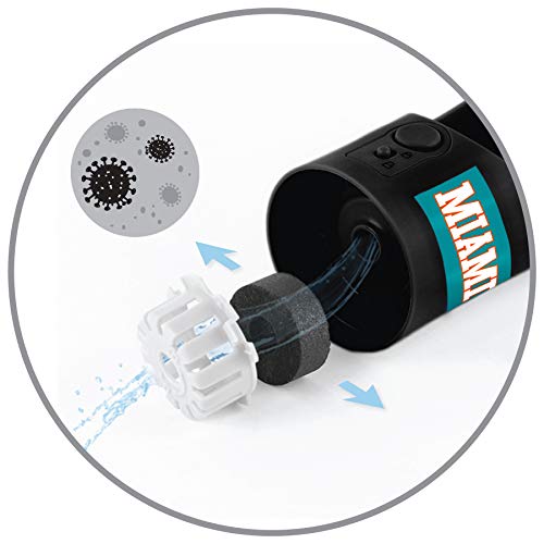Pets First Dog Water Bottle. NFL Miami Dolphins PET Water Bottle. Best Cat Water Bottle. Water Fountain Dispenser for Dogs & Cats., Black, 13.5oz (DOL-3344) - color: Miami Dolphins