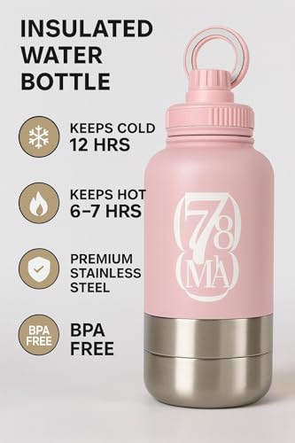 3-in-1 Dog Water Bottles with Food & Water Bowls – Insulated Stainless Steel 32oz Travel Bottle for Walking, Hiking & Outdoor Adventures (Black) - color: Black