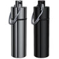 Small Pill Box,(2 Pack) Keychain Pill Holder Portable Mini Travel Pill Container Metal Case Bottle with Keyring - color: Gray+black