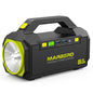 MARBERO Portable Power Station 88.8Wh Camping Portable Charger with Flashlight High Lumens Fast Charging Power Bank with AC Outlet 100W (150W Surge) for Hiking Hurricane Backup Emergencies - color: Yellow Green