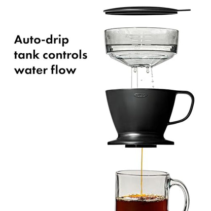 OXO Brew Pour Over Coffee Maker with Water Tank — Matte Black - color: Matte Black