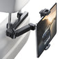 Lamicall Car Headrest Tablet Holder - [3 in 1 Extension Arm] Adjustable Tablet Car Mount for Back Seat, Gifts Road Trip Essentials for Kids, for 4.7-11" Devices, iPad Pro Air Mini, Galaxy, Fire HD - color: Black